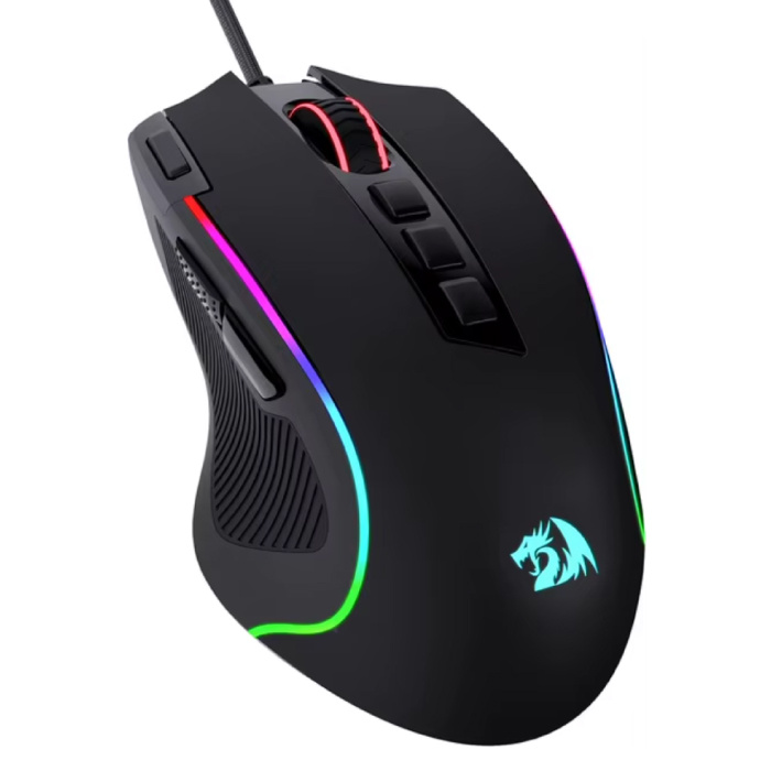 Souris de jeu M612 - jusqu'à 8000 DPI - Optique RVB ergonomique programmable - Noir