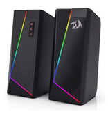 Redragon GS520 Desktop Luidspreker Set - RGB 3.5mm AUX Stereo Speaker - Zwart