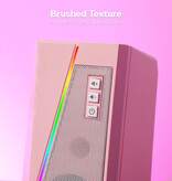 Redragon GS520 Desktop-Lautsprecherset – RGB 3,5-mm-AUX-Stereolautsprecher – Weiß