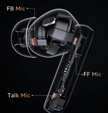 Haylou W1 Draadloze Oortjes - HiFi Oordopjes TWS Koptelefoon Bluetooth 5.3 IPX4  - Wit