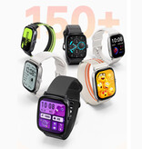 Haylou RS5 Smartwatch - 2.01'' AMOLED HD-Display - Hart-en Zuurstof-monitor - Sport Activity Tracker Horloge - Silicoon Bandje - Zwart