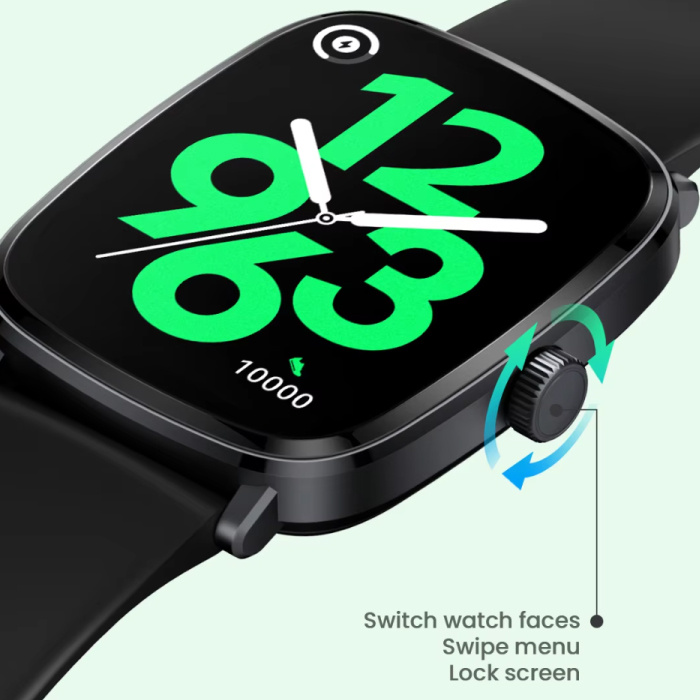 Haylou Smartwatch RS5 - Display AMOLED HD da 2,01'' - Monitor cardiaco e ossigeno - Orologio tracker attività sportiva - Cinturino in silicone - Bianco