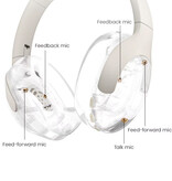 Haylou Auriculares inalámbricos para juegos S30 - Micrófono desmontable - Controlador de 40 mm - Auriculares supraaurales - Negro