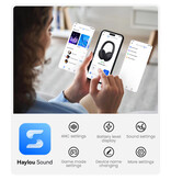 Haylou S30 Wireless Gaming Headset - Detachable Microphone - 40mm Driver - Over-ear Headphones - Black