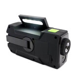 MC 2000mAh Solar Power Bank & Emergency Radio with Dynamo - Built-in Flashlight - External Emergency Battery Charger - Green