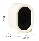 Xiaomi Calefactor Eléctrico - 1200W - Calefactor Radiador Portátil - Blanco