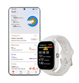 Honor Choice Smartwatch - AMOLED Screen - Health Monitor - Sports Activity Tracker Watch - Silicone Strap - White