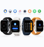 Honor Choice Smartwatch – AMOLED-Bildschirm – Gesundheitsmonitor – Sport-Aktivitäts-Tracker-Uhr – Silikonarmband – Weiß