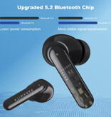 Paramita P5 Wireless Earphones - HiFi Earbuds TWS Headphones Bluetooth 5.2 - Black