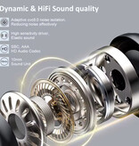 Paramita Auricolari Wireless P5 - Auricolari HiFi Cuffie TWS Bluetooth 5.2 - Nero