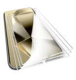 Stuff Certified® Confezione da 3 pellicole salvaschermo per Samsung Galaxy S22 Ultra in vetro temperato