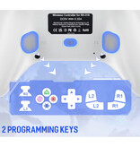 Bonacell Gaming Controller for PS5 / PS4 / PC - Wired Gamepad with Vibration - White
