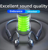 Xiaomi Bezprzewodowe słuchawki KS15 z pałąkiem na szyję – słuchawki douszne z przewodnictwem kostnym Słuchawki TWS Bluetooth 5.3 – czarne