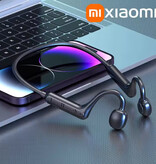Xiaomi Bezprzewodowe słuchawki KS15 z pałąkiem na szyję – słuchawki douszne z przewodnictwem kostnym Słuchawki TWS Bluetooth 5.3 – białe