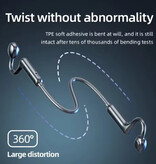 Xiaomi Bezprzewodowe słuchawki KS15 z pałąkiem na szyję – słuchawki douszne z przewodnictwem kostnym Słuchawki TWS Bluetooth 5.3 – białe