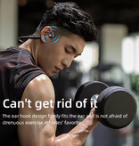 Xiaomi Bezprzewodowe słuchawki KS15 z pałąkiem na szyję – słuchawki douszne z przewodnictwem kostnym Słuchawki TWS Bluetooth 5.3 – białe