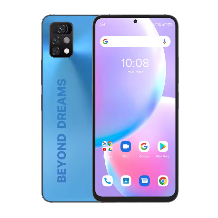 Smartphone A11 Pro Max - Display FHD+ da 6,8" - 4 GB di RAM - Memoria 128 GB - Fotocamera da 48 MP - Batteria da 5150 mAh - Blu