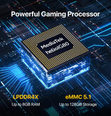 UMIDIGI Smartphone A11 Pro Max - Écran 6,8" FHD+ - 4 Go de RAM - 128 Go de stockage - Appareil photo 48 MP - Batterie 5150 mAh - Noir