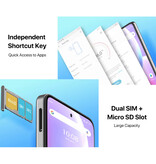 UMIDIGI Smartphone A11 Pro Max - Écran 6,8" FHD+ - 4 Go de RAM - 128 Go de stockage - Appareil photo 48 MP - Batterie 5150 mAh - Noir