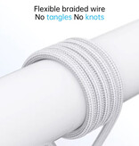 ANKER Kabel do ładowania USB-C na USB-C — 240 W. Kabel do transmisji danych typu C. Kabel do ładowania o długości 90 cm — biały
