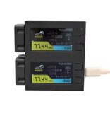 NMTech Nerminer S19 Mini - Écran LCD - NMMiner USB Crypto Bitcoin Solo Miner Machine - 156KH/s - Blanc