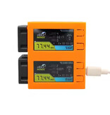 NMTech Nerdminer S19 Mini - LCD Display - NMMiner USB Crypto Bitcoin Solo Miner Machine - 156KH/s - Orange