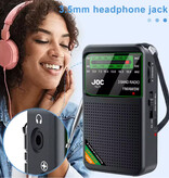 JOC Radio d'urgence TG77 sur batterie - Rechargeable USD-C - Radio FM AM SW - Or