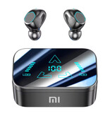 Xiaomi Auriculares inalámbricos M48 - Auriculares con pantalla LED - TWS Bluetooth 5.3 - Negro