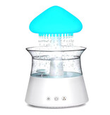 Kinscoter Umidificatore Rain Cloud - Diffusore di aromi Luce notturna - Illuminazione RGB - Marrone