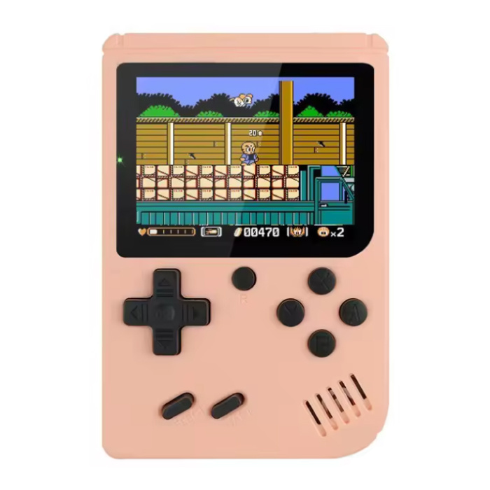 400 in 1 Retro Video Game Console - Mini Draagbare Gamepad - Roze