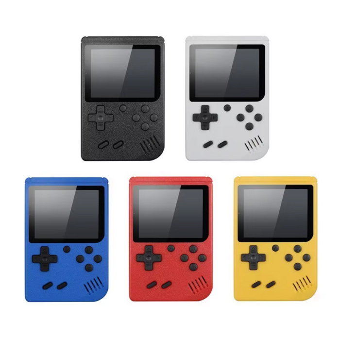 Stuff Certified® 400 in 1 Retro-Videospielkonsole - Tragbares Mini-Gamepad - Blau