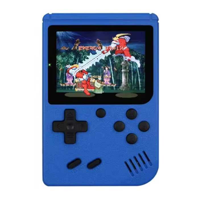 400 in 1 Retro Video Game Console - Mini Draagbare Gamepad - Blauw