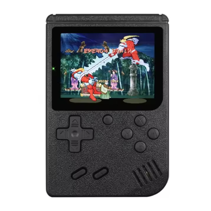 400 in 1 Retro Video Game Console - Mini Portable Gamepad - Black