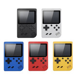 Stuff Certified® 400 in 1 Retro-Videospielkonsole - Tragbares Mini-Gamepad - Rot