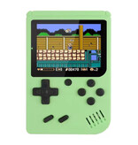 Stuff Certified® 400 in 1 Retro-Videospielkonsole mit P2-Gamepad - Mini Portable - Grün