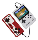 Stuff Certified® 400 in 1 Retro-Videospielkonsole mit P2-Gamepad - Mini Portable - Weiß