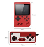 Stuff Certified® Console per videogiochi retrò 400 in 1 con gamepad P2 - Mini portatile - Rosa