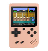 Stuff Certified® 400 in 1 Retro Video Game Console with P2 Gamepad - Mini Portable - Pink