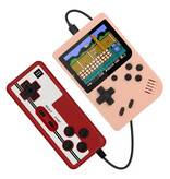 Stuff Certified® Console per videogiochi retrò 400 in 1 con gamepad P2 - Mini portatile - Rosa