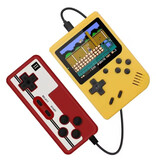Stuff Certified® Console per videogiochi retrò 400 in 1 con gamepad P2 - Mini portatile - Giallo