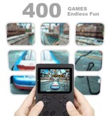 Stuff Certified® Console de jeu vidéo rétro 400 en 1 avec manette de jeu P2 - Mini portable - Noir