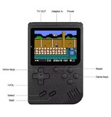 Stuff Certified® Console de jeu vidéo rétro 400 en 1 avec manette de jeu P2 - Mini portable - Noir