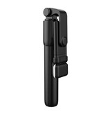 Fomscvka Selfie Stick retrattile - Smartphone Vlog Treppiede Selfie Stick - Nero