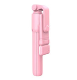 Fomscvka Selfie Stick retrattile - Smartphone Vlog Treppiede Selfie Stick - Rosa
