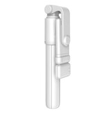 Fomscvka Retractable Selfie Stick - Smartphone Vlog Tripod Selfie Stick - White