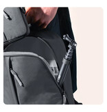 TELESIN Palo selfie de fibra de carbono de 1,2 metros - Trípode y monopié retráctil para vlogs - Negro