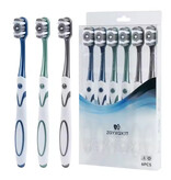 Stuff Certified® 6-Pack Tandenborstel Set voor Volwassenen - Zwart Blauw Groen