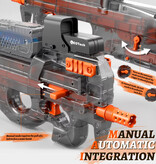 EOTech P90 Elektryczny pistolet na żel w pełni automatyczny - Zabawka wodna z pianką - Niebieski