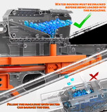 EOTech P90 Elektrischer Gel Blaster Vollautomatisch - Wasserspielzeug Schaum Shooter - Blau