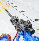 Stuff Certified® Karabin Soft Shell Bullet - model zabawkowego pistoletu M416 - niebieski